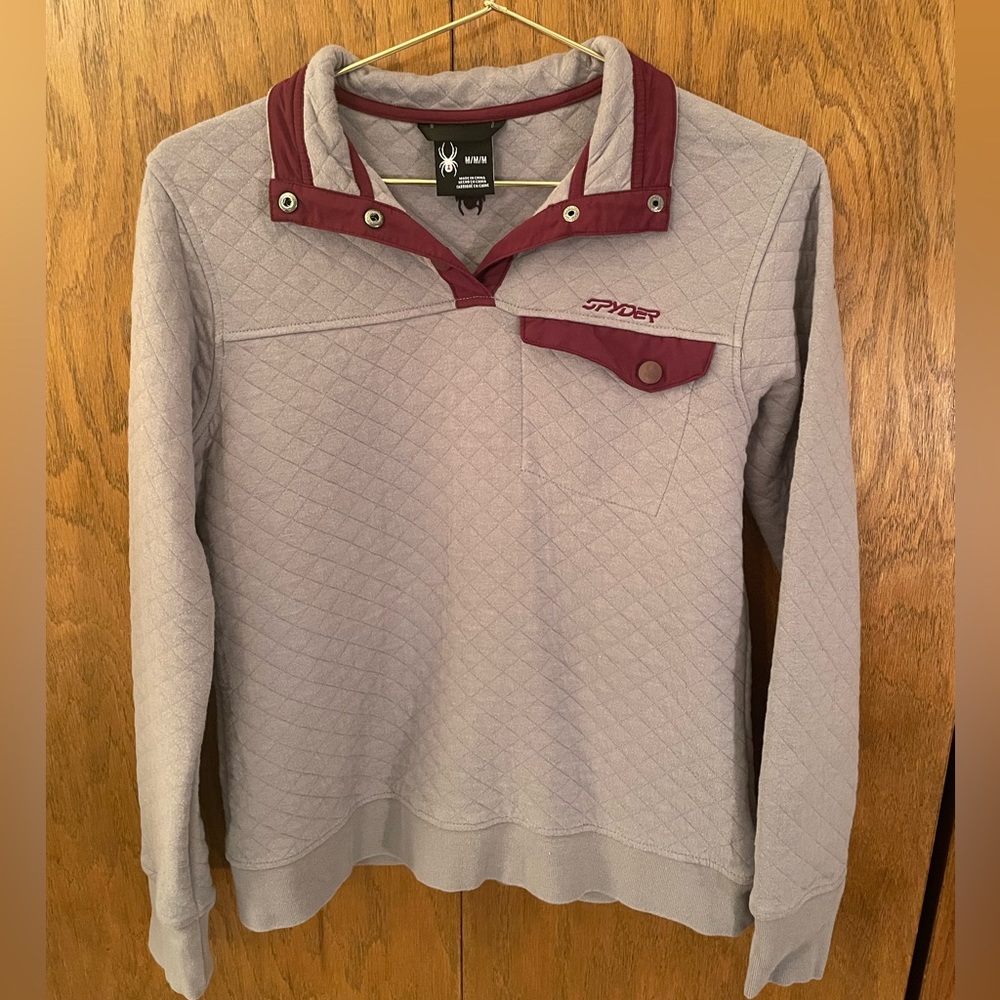 Spyder Thermal Pullover, Size Medium